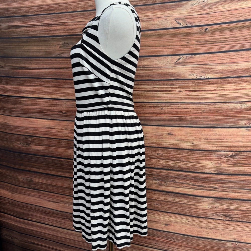 Betsey Johnson Striped Bow Cutout Mini Dress Size 4 Y2K Pinup - Picture 3 of 13